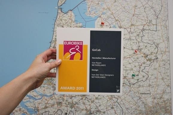 Eurobike Award voor GoCab fietstaxi 2011
