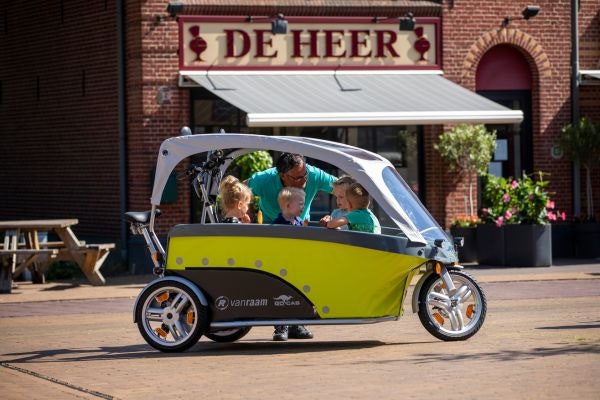 Parkeren met GoCab fietstaxi