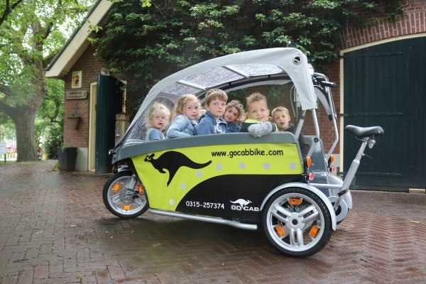Aanschafmogelijkheden van de GoCab fietstaxi voor uitje kinderopvang