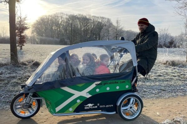tips for cycling in the cold with the GoCab bicycle cab