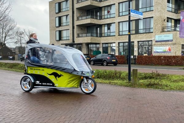 GoCab fietstaxi kopen maak een proefrit GoCab fietstaxi kopen maak een proefrit