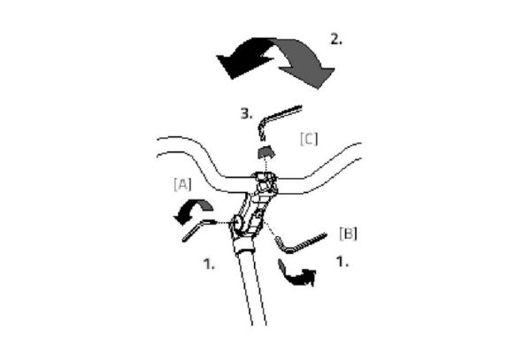 Set the steering wheel position of the GoCab