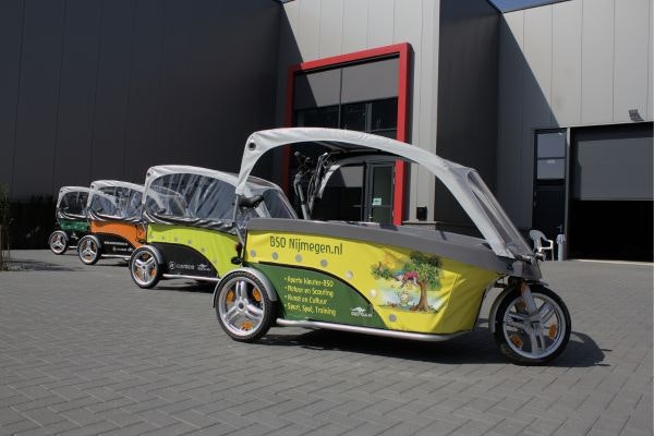 GoCab fietstaxi klantspecifiek zeil GoCab fietstaxi klantspecifiek zeil