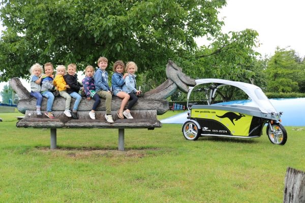 GoCab fietstaxi huren voor een uitje met de kinderopvang