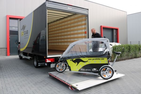 Request a GoCab bicycle taxi demonstration Request a GoCab bicycle taxi demonstration