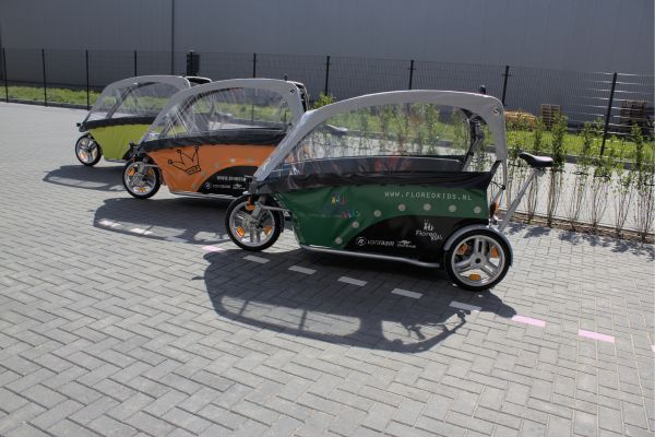 customer specific sail gocab bicycle taxi