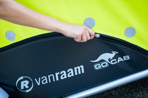 GoCab bicycle cab extracurricular childcare Van Raam logo