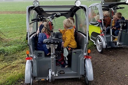 Childcare Kidswijs customer experience GoCab bicycle cab
