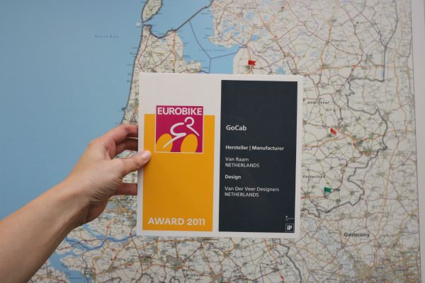 Eurobike Award voor GoCab fietstaxi 2011