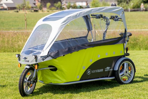 Request a quote for GoCab bicycle cab for children